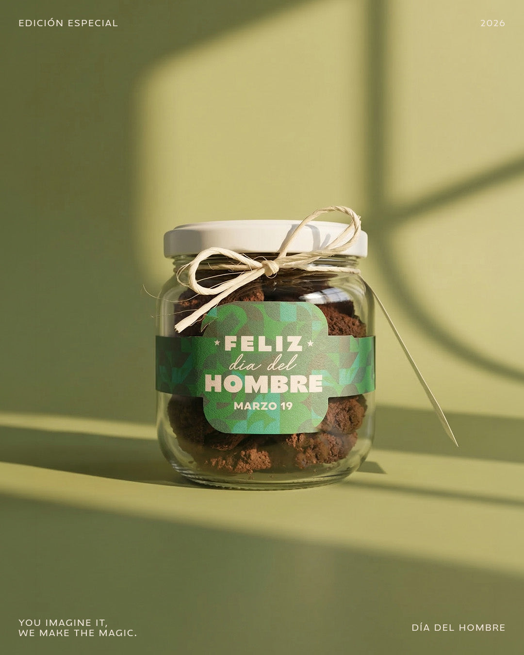 Jar Brownies Día del Hombre 🍫