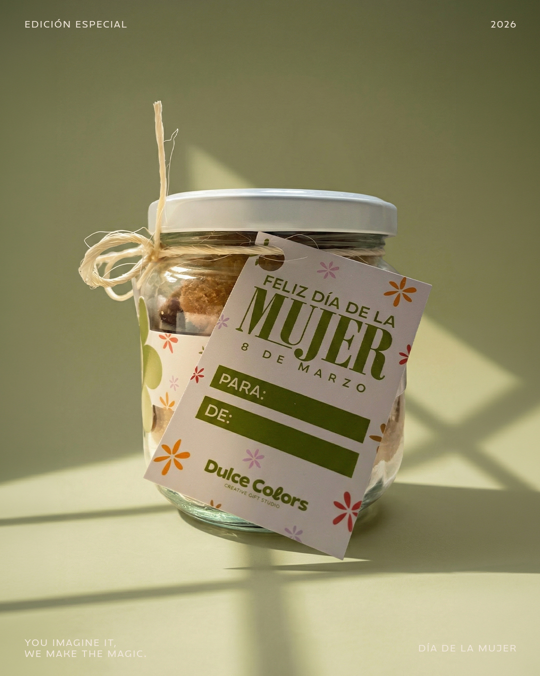 Jar Cookies - Día de la Mujer