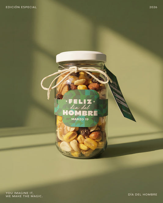 Jar Frutos Secos Día del Hombre 🥜